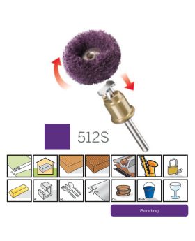 หนังขัดละเอียด EZ Lock 2Pcs E512 DE Dremel