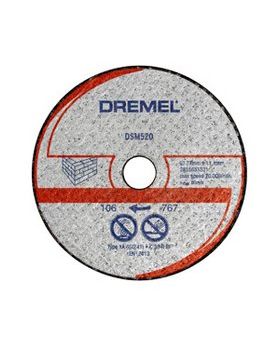 ใบตัดอิฐมวลเบา ไม้ฝา 3" 2Pcs SM520 TW Dremel