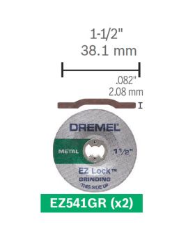 ใบเจียร์ AL Oxide EZ Lock E541 CN Dremel