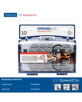 EZ Cutting Set 10Pcs SC690 CN Dremel