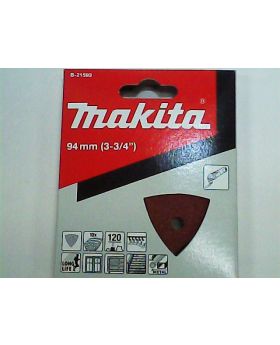 กระดาษทรายขัดไม้เก่า #120 10Pcs B-21593 Makita
