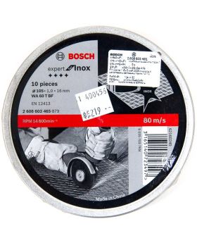 ใบตัดสเตนเลส #465 4นิ้ว 10Pcs Bosch