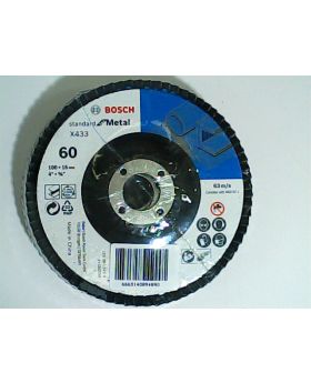 *ทรายซ้อนหลังแข็ง h P60 4นิ้ว 3Pcs Bosch