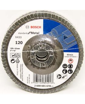 ทรายซ้อนหลังแข็ง h P120 4นิ้ว Bosch