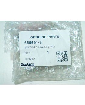 Switch C3HW-3A-EF1M HP330DZ 650691-3 Makita