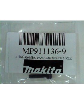 Pan Head Screw M4x20 9500NB(1) 911136-9 Makita