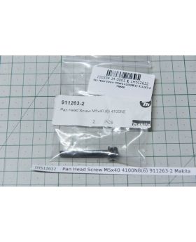 Pan Head Screw M5x40 4100NB(6) 911263-2 Makita