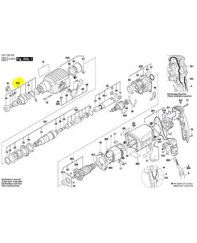 ยางกันฝุ่น GBH2-22E GBH2-22RE 1617000531 Bosch