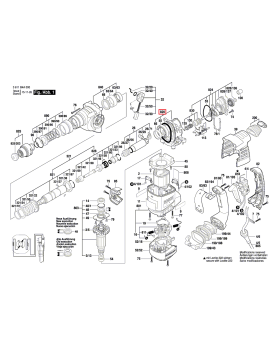 หน้าแปลนคั่น GBH3-28DFR 1617000691 Bosch