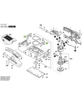 ขารองตั้งรูปตัว M 2609100398 Bosch