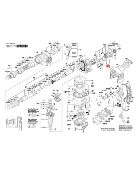 แหวนรอง GBH3-28DFR 1610102086 Bosch