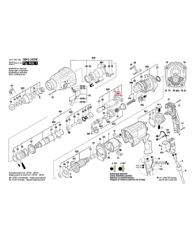 สลักลูกสูบ GBH2-26DFR 1613105012 Bosch