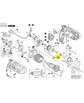แกนสว่าน GSR16RE 2609110449 Bosch