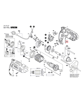 แผ่นยึด GSB16RE 2609110627 Bosch
