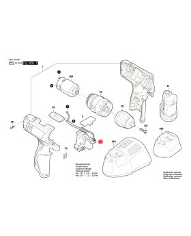 สวิทซ์ GSR120LI GSB120LI 2609125169 Bosch