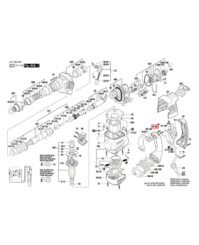 มือจับ GBH4-32DFR 1615133033 Bosch