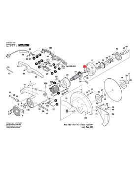 ลูกปืน GCO14-2 1609203E73 Bosch