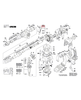 ยางโอริง GBH2-26DFR 1610210046 Bosch