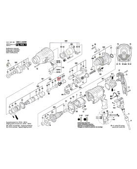 ยางโอริง GBH2-26E GBH2-26DRE GBH2-26DFR 1610210178 Bosch
