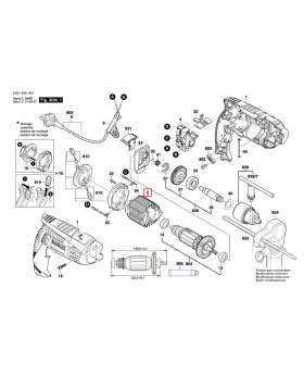 สเตเตอร์ GSB16RE 2604220647 Bosch