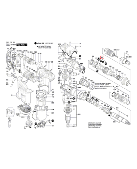 ชุดยางกันฝุ่น GBH4-32DFR 1610314006 Bosch