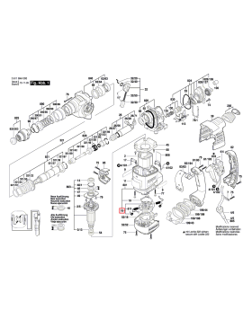 ซองถ่าน GBH3-28DFR 1614336064 Bosch