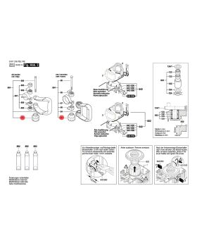 ตัวบิดมือจับ GSH11E 1613349017 Bosch