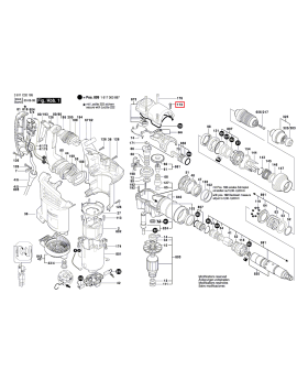น็อต GBH4-32DFR 1613490013 Bosch