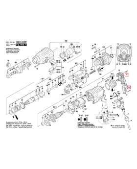 สกรู GBH2-26DFR 2603490024 Bosch