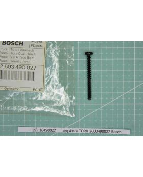 สกรูหัวมน TORX 2603490027 Bosch