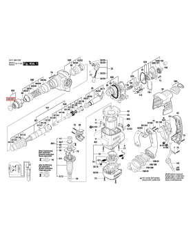 ฝาครอบ กันฝุ่น GBH2-26DFR 1610508047 Bosch