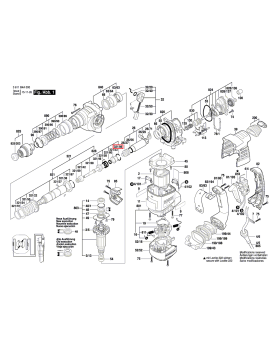 แหวนสปริง GBH2-26DRE DFR 1614601034 Bosch