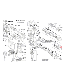 แหวนล็อค GBH4-32DFR 1614601061 Bosch