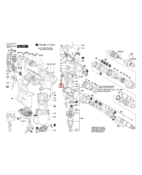 สปริง GBH4-32DFR 1614611016 Bosch