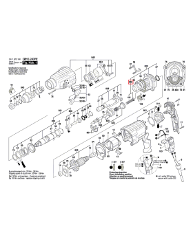 ตัวรองกดยึดสปริง GBH2-26DFR 1614611022 Bosch