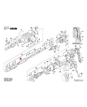 หัวจับดอก GBH2-22RE 2608670729 Bosch