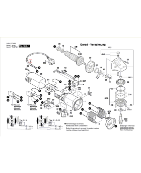 ปลอกสายไฟ GWS5-100 2600703012 Bosch