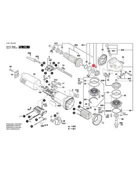 ลูกปืน GWS14-125CI 1600905032 Bosch