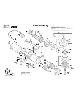 แปรงถ่าน GBM350RE 1619P00465 Bosch