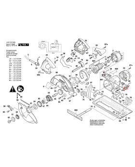 แปรงถ่าน GKS235 1619P01685 Bosch