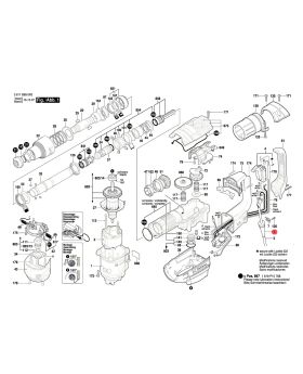 ปลอกสายไฟ GBH5-40D 1619P07722 Bosch