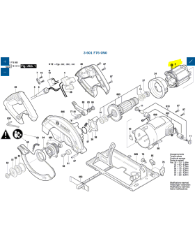 ตัวประกับขั้ว GKS7000 1619P08314 Bosch