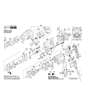 *แผ่นแปรง GBH2-24DFR 1619P12077 Bosch