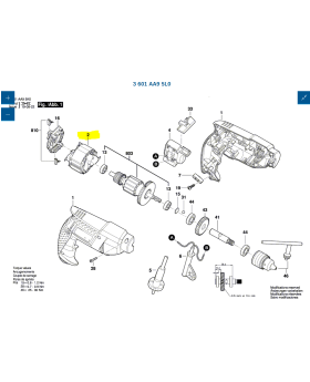 ตัวประกับขั้ว GBM350 1619P20093 Bosch