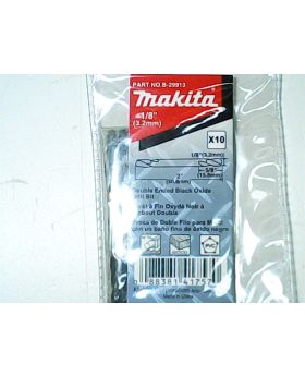 ดอกสว่าน HSS 2หัว 1/8นิ้ว 10Pcs B-29913 Makita