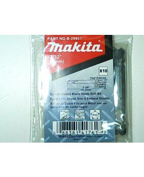 ดอกสว่าน HSS 2หัว 7/32นิ้ว 10Pcs B-29957 Makita