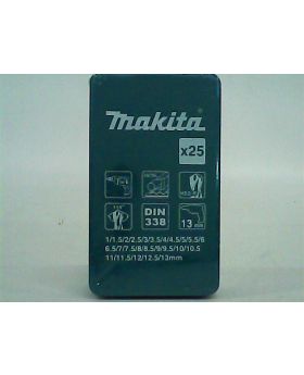 ชุดดอกสว่าน ดำ 25Pcs D-54128 Makita