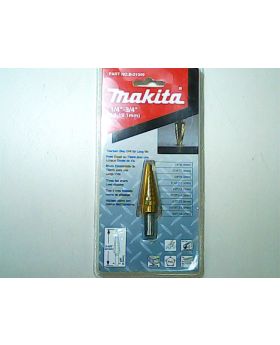Step Drill ร่องตรง TiN 1/4นิ้ว-3/4นิ้ว B-31049 Makita