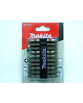 *ดอกไขควง PH2 65mm 10Pcs D-31740 Makita