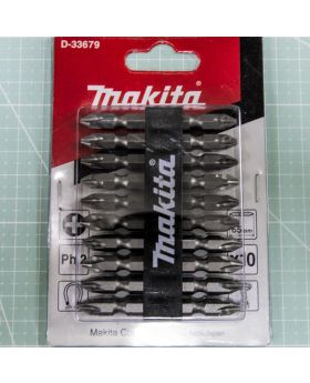 ดอกไขควง PH2 65mm 10Pcs D-33679 Makita